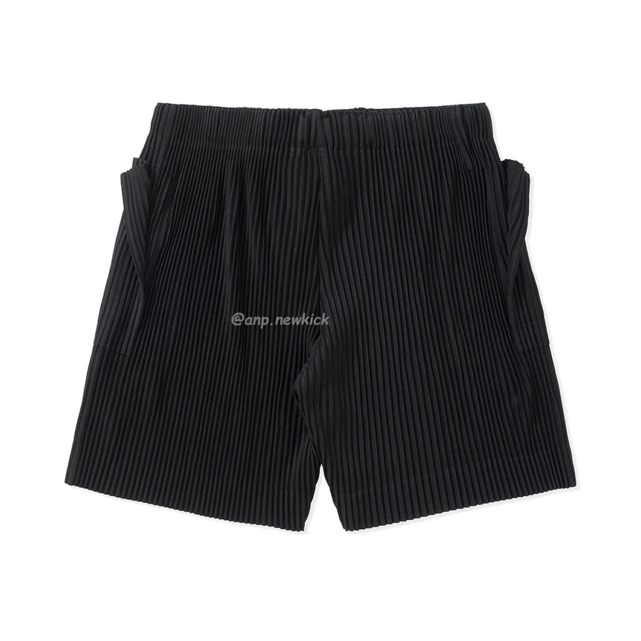 Homme Plissé Issey Miyake Flip Shorts Black Green (2) - www.newkick.vip